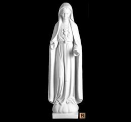 SYNTHETIC MARBLE VIRGIN OF FATIMA LEATHER FINISHED